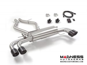 Alfa Romeo Giulia Performance Exhaust - 2.9L QV - Ragazzon - Evo Line - Axle Back w/ Electronic Operated Valve - Dual Exit/ Quad Carbon Tips